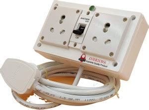 Indrico A Electric Multi Outlet Extension Board Box Socket