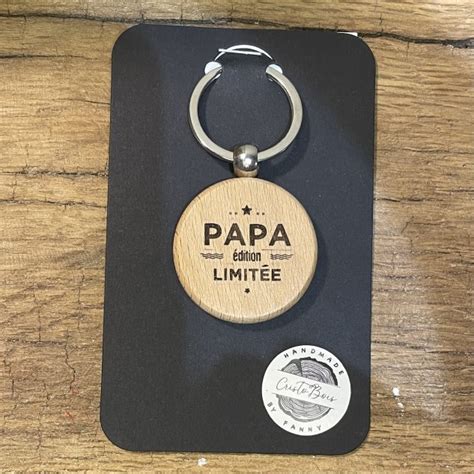 Porte Cl Cristobois Fr Porte Cl Pour Papa En Bois Personnalisable