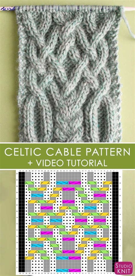 How To Knit A Fancy Celtic Cable Pattern With Studio Knit Cable