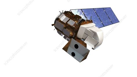 Tirs And Oli Sensors On Landsat Satellite Illustration Stock Image