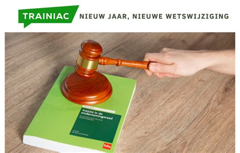 Nieuw Jaar Nieuwe Wetswijziging TRAINIAC