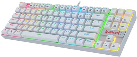 Redragon Kumara K552w 1 Tkl Rgb Mechanical Gaming Keyboard White