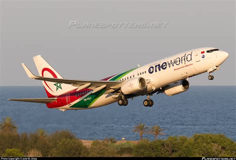 CN RGJ Royal Air Maroc Boeing 737 8B6 WL Photo By Jose M Deza ID