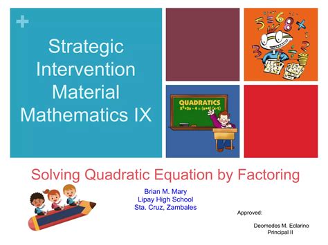 Strategic intervention materials on mathematics 2.0 | PPTX