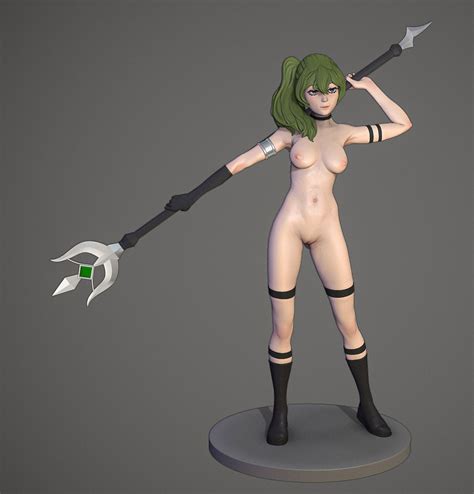 3D File Ubel Fanart Figurines Naked And Dressed 3D Printing Idea To