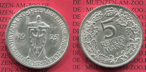 Weimarer Republik Deutsches Reich Mark Weimarer Republik Silber First