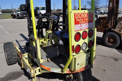 2004 Donkey D12 4k All Terrain Fork Lift Kubota Diesel 949 Hrs Sn Ecj