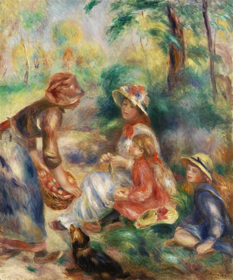 Galeria Plakatu Plakat Apple Vendor Pierre Auguste Renoir 42x59 4