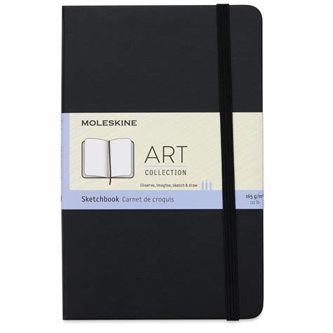 Moleskine Art Collection Sketchbook - Black, Medium | BLICK Art Materials