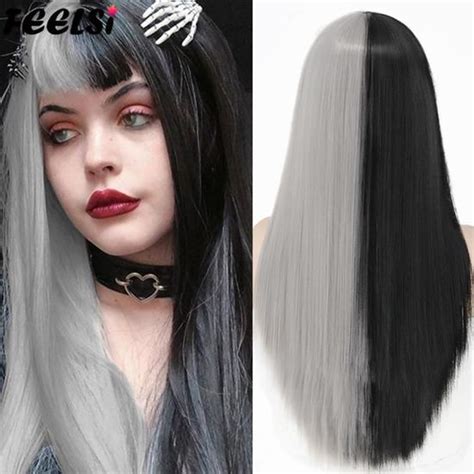 Faux Cheveux Extensions Hl Pouces Perruque Lolita Synth Tique