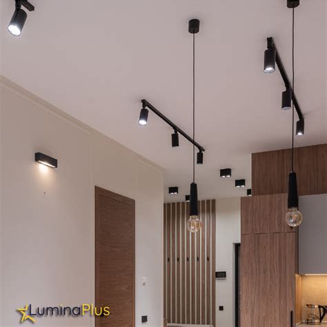 SPOT LED LISO NEGRO 30W 3500K MERCURY LuminaPlus