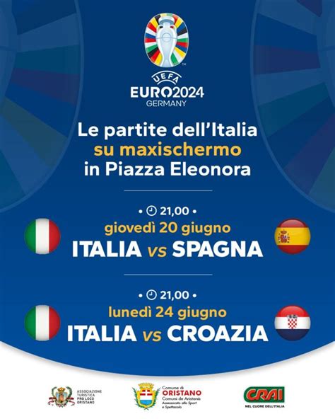 Europei Di Calcio Un Maxischermo In Piazza Eleonora Per Le Partite