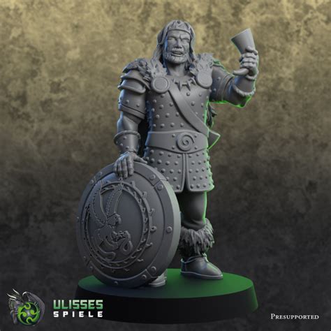 3D Printable The Dark Eye Asleif Phileasson By Ulisses Spiele