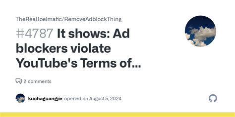 It Shows Ad Blockers Violate Youtube S Terms Of Service Issue