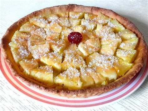 Tarte piña colada au Thermomix Cookomix