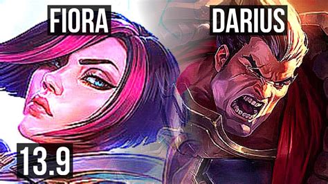 Fiora Vs Darius Top 7 Solo Kills 15m Mastery Kr Master 139