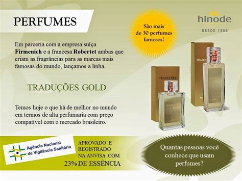 Perfume Hinode Gold Pre O Ml R Em Mercado Livre