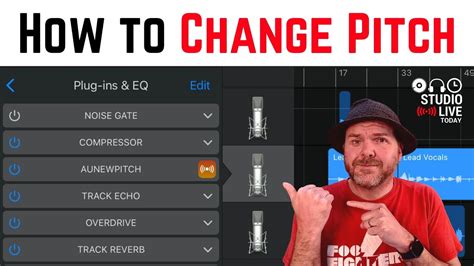 How To Change The Pitch In Garageband Ios Iphone Ipad Youtube