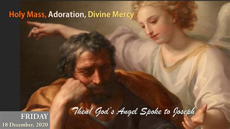 Week Advent Holy Eucharist Adoration With Divine Mercy Friday