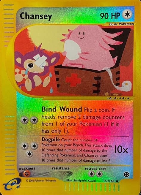 Chansey Reverse Holo 72 Prices Pokemon Expedition Pokemon Cards