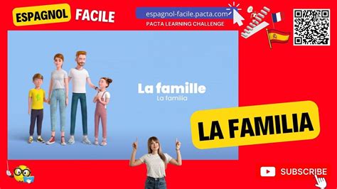 Apprendre Les Mots De La Famille En Espagnol Des Vid Os Gratuites