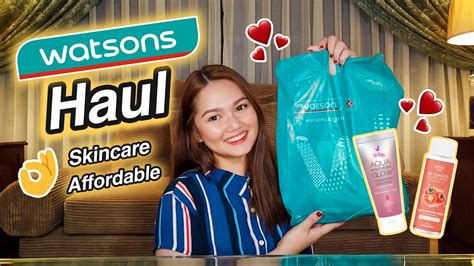 Watsons Haul Affordable Skincare Products Youtube