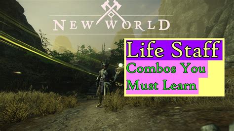 New World Life Staff Combos You Must Know Youtube