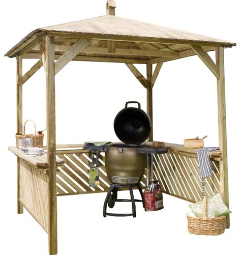 Home Haus Solid Wood Bbq Gazebo Reviews Wayfair Co Uk