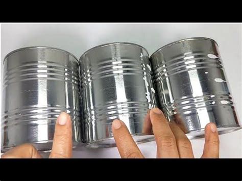 IDEIA CRIATIVA LATAS VAZIAS FAÇA VOCÊ MESMO Decoração de latas