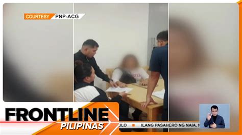 Babaeng Sangkot Sa Love Scam Sumuko Sa Mga Pulis Frontline Pilipinas