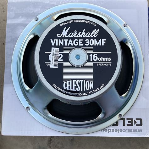 Marshall Celestion Vintage 30mf Pair Reverb