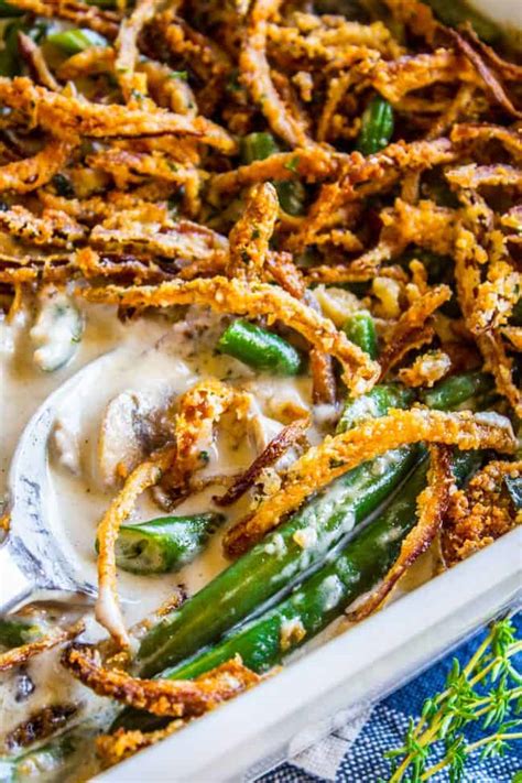 Homemade Green Bean Casserole Recipe The Food Charlatan