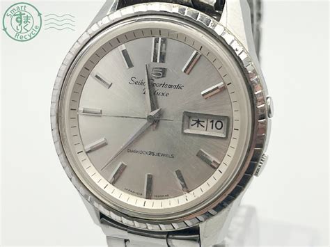 2409600688 SEIKO 5 セイコー ファイブ Sportsmatic Deluxe スポーツマチック 7619-7050 自動巻き ...