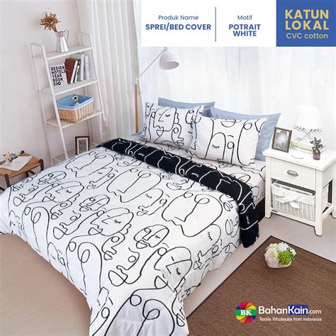 Sprei Bed Cover Katun Lokal Motif