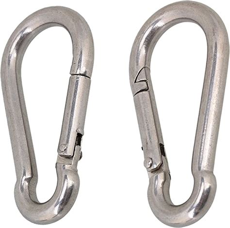 Cnbtr Pcs Stainless Steel Spring Snap Hook M Inch Heavy