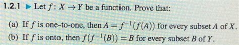 Solved 1 2 1 Let F X Y Be A Function Prove That A If Chegg