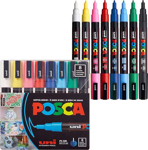 Posca Paint Markers M Fine Posca Markers With Reversible Tips