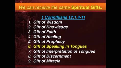 9 Gifts Of The Holy Spirit In The Bible / What Happens At The Rite Of ...