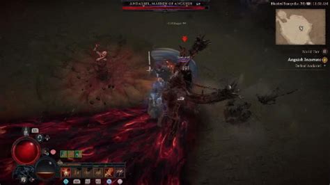 Diablo Andariel Boss Fight Barbarian Bleed Build Youtube