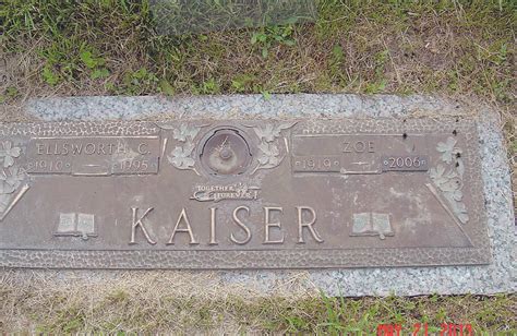 Ellsworth Clement Kaiser 1910 1995 Homenaje De Find A Grave