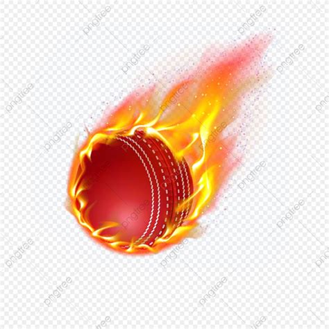 Cricket Ball Png Picture Cricket Ball On Fire Flame Ball On Fire Ball S