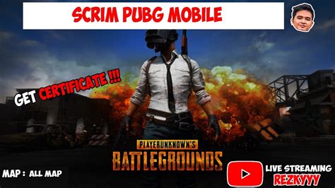 Scrim Pubg Mobile Get Sertifikat Wwcd Youtube