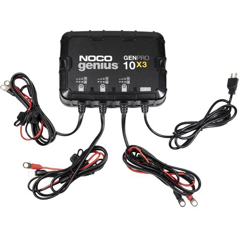 NOCO Genius GENPRO 12v 24v 36v 3 Bank Marine Battery Charger