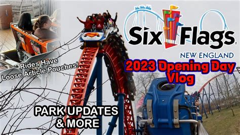 Six Flags New England Opening Day Vlog 2023 Youtube