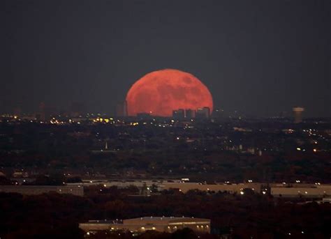 Moon Over Fort Worth Texas Landscape Photos Scenery Nature Photography