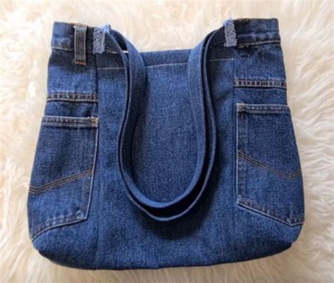 Denim Patternpile Bag Patterns Free Denim Bag Patterns Sewing