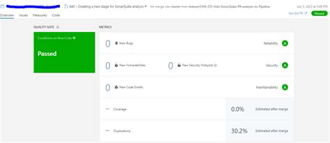 SonarQube dashboard is empty in PR analysis - SonarQube - Sonar Community