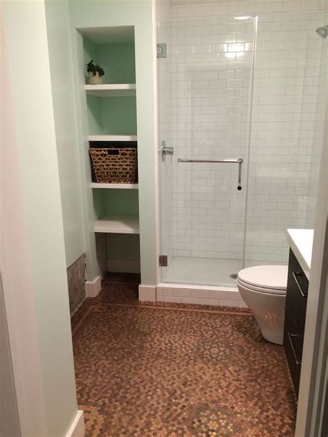 Penny Tile Bathroom Floor Inspired By The Standard Grill In NY And Lane