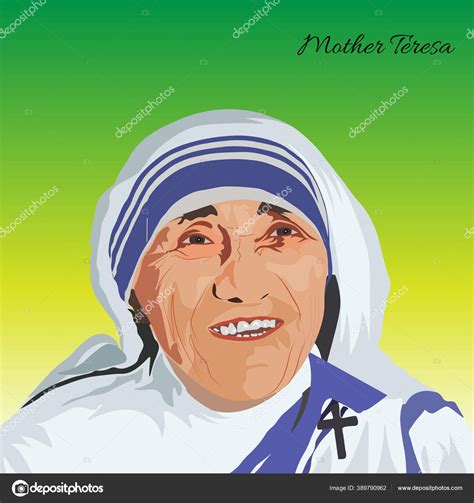 Retrato Madre Teresa Fue Una Monja Misionera Albanesa Tambi N Conocida