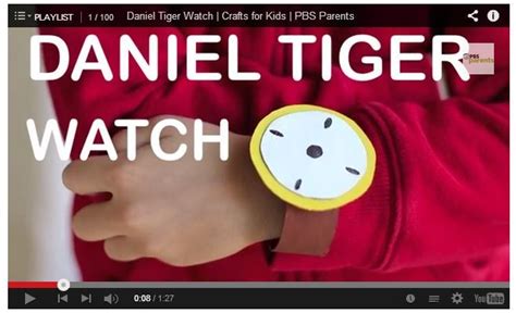 Daniel Tiger Watch | Crafts for Kids | Daniel tiger birthday party ...